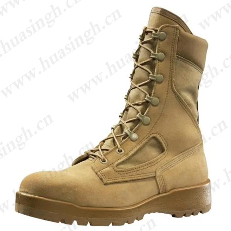 Lxg, Origin Belleville Coyote Color Combat Boots Anti-Shock PU+Rubber Outsole Tactical Boots for Sale Hsm056